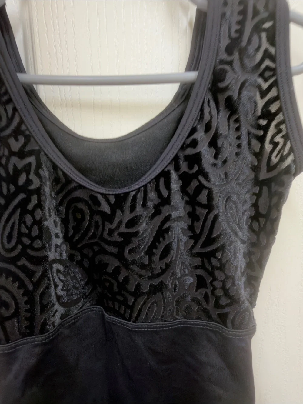 Eurotard Classic Black Dance Leotard with back detail size 6x/7